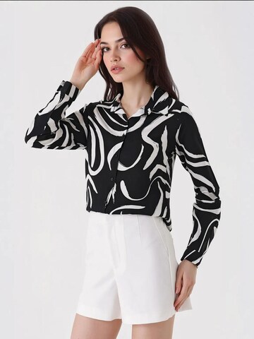 Bigdart Bluse in Schwarz