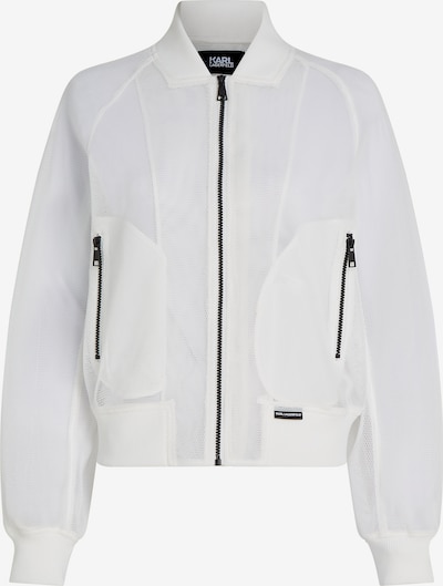 Karl Lagerfeld Chaqueta de entretiempo en negro / blanco, Vista del producto