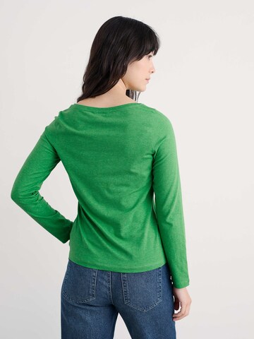 Seasalt Cornwall Shirt 'Easel' in Green