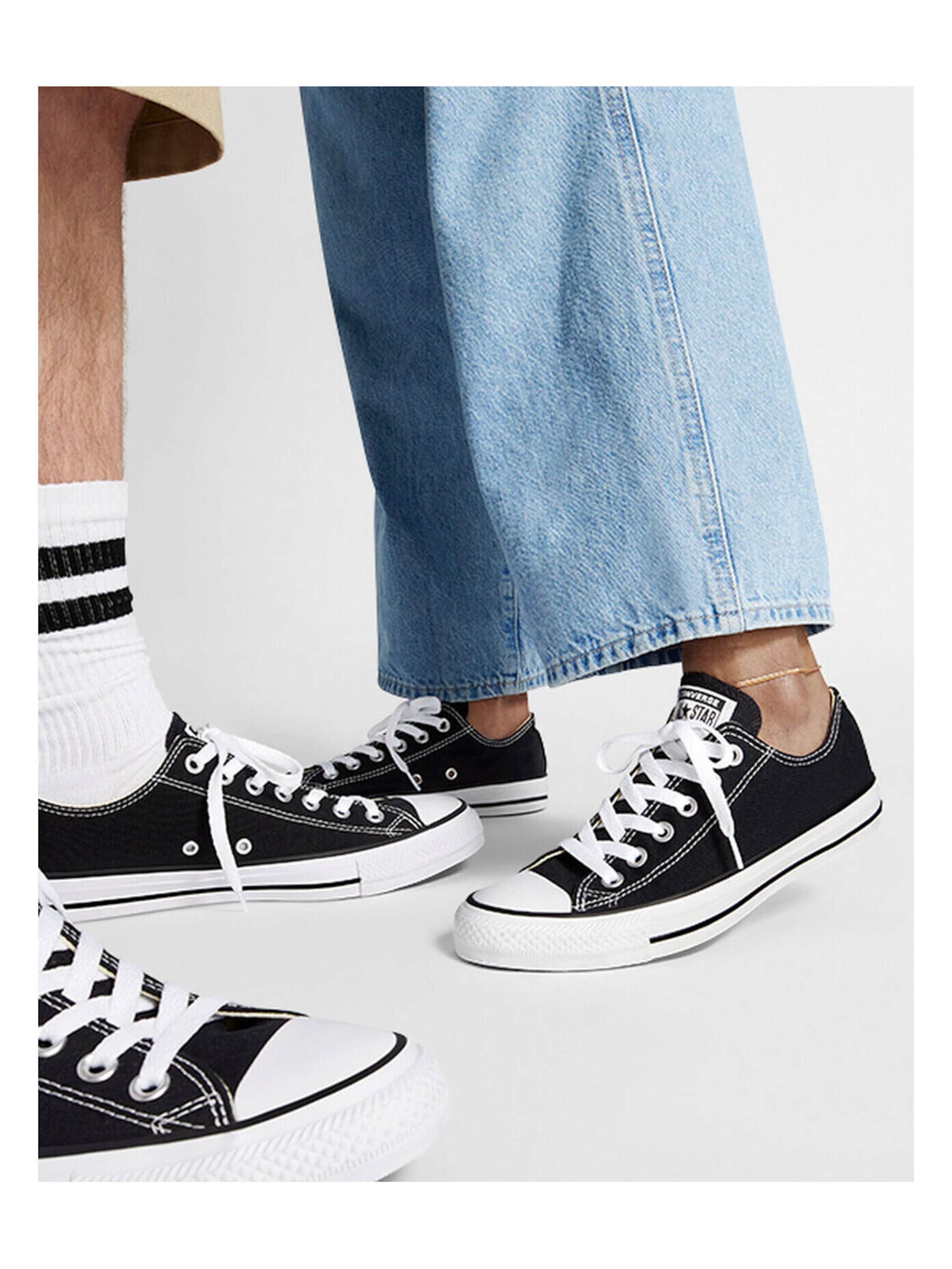 CONVERSE Sneakers laag 'Converse Chuck Taylor All Star Ox' in Zwart