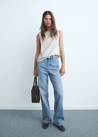 MANGO Loose fit Jeans 'Cecilia' in Blue
