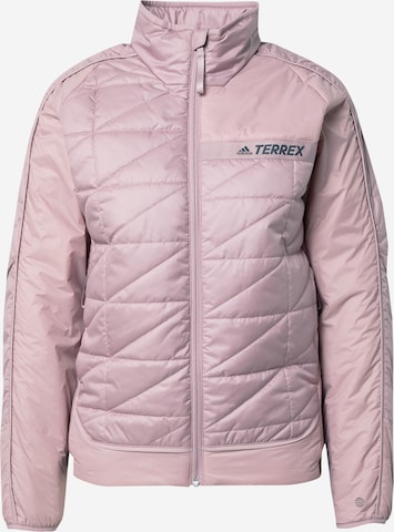 ADIDAS TERREX Outdoor Jacket in Purple: front