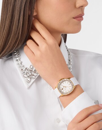 Orologio analogico di Philipp Plein Watches in bianco