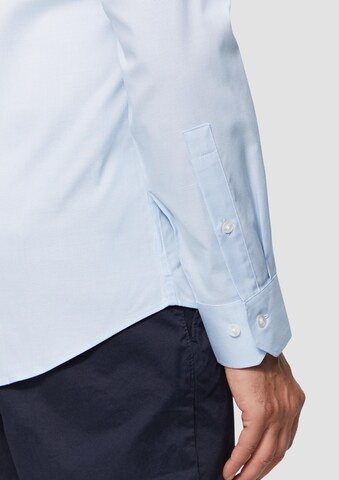 s.Oliver BLACK LABEL Slim fit Zakelijk overhemd in Blauw