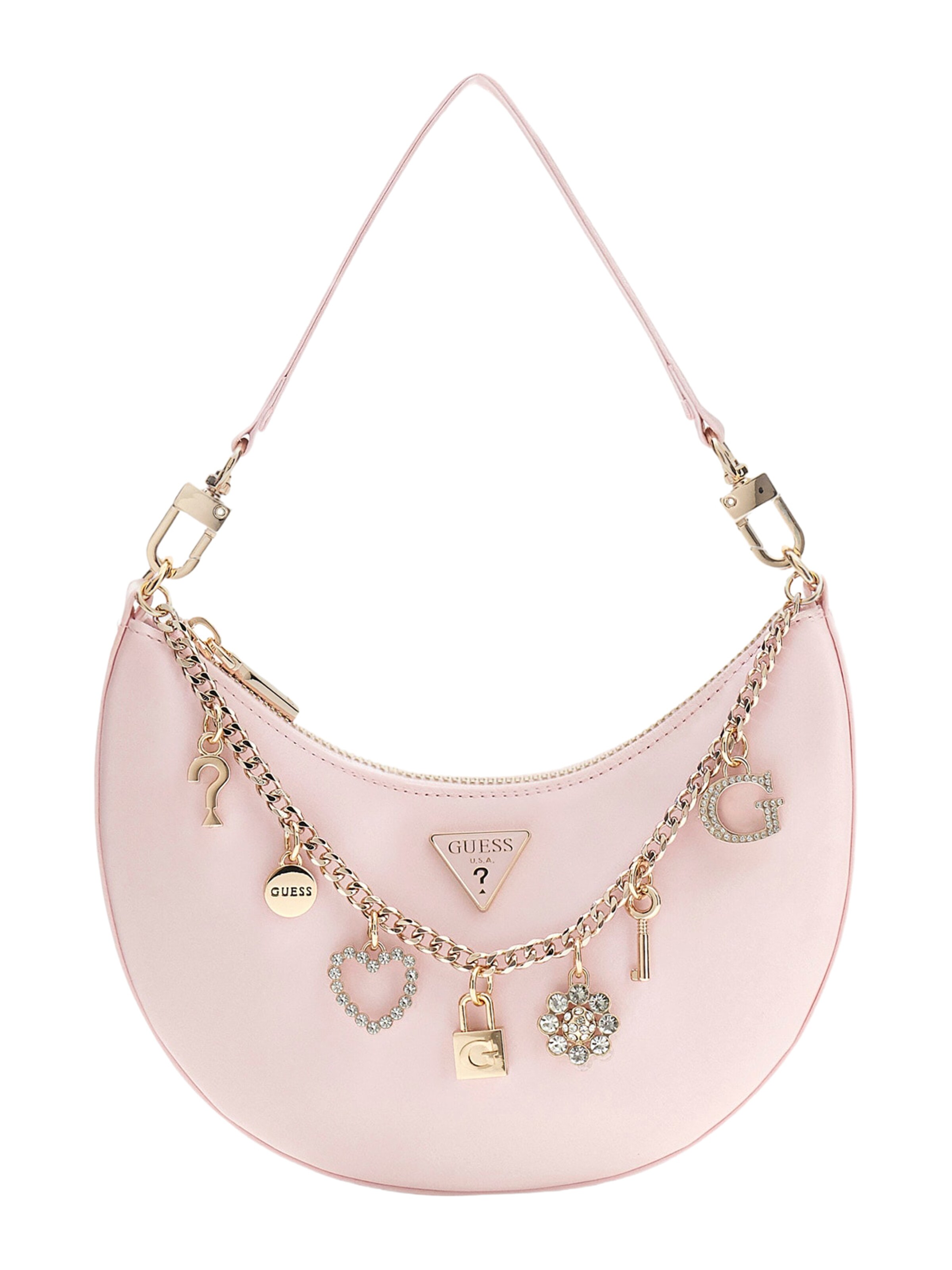 GUESS Schultertasche 'Tasmin'‌ in Pink: Vorderseite