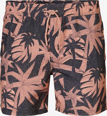 Petrol Industries Swim Trunks in Grey: front