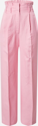 EDITED Pleat-Front Pants 'Becky' in Pink: front