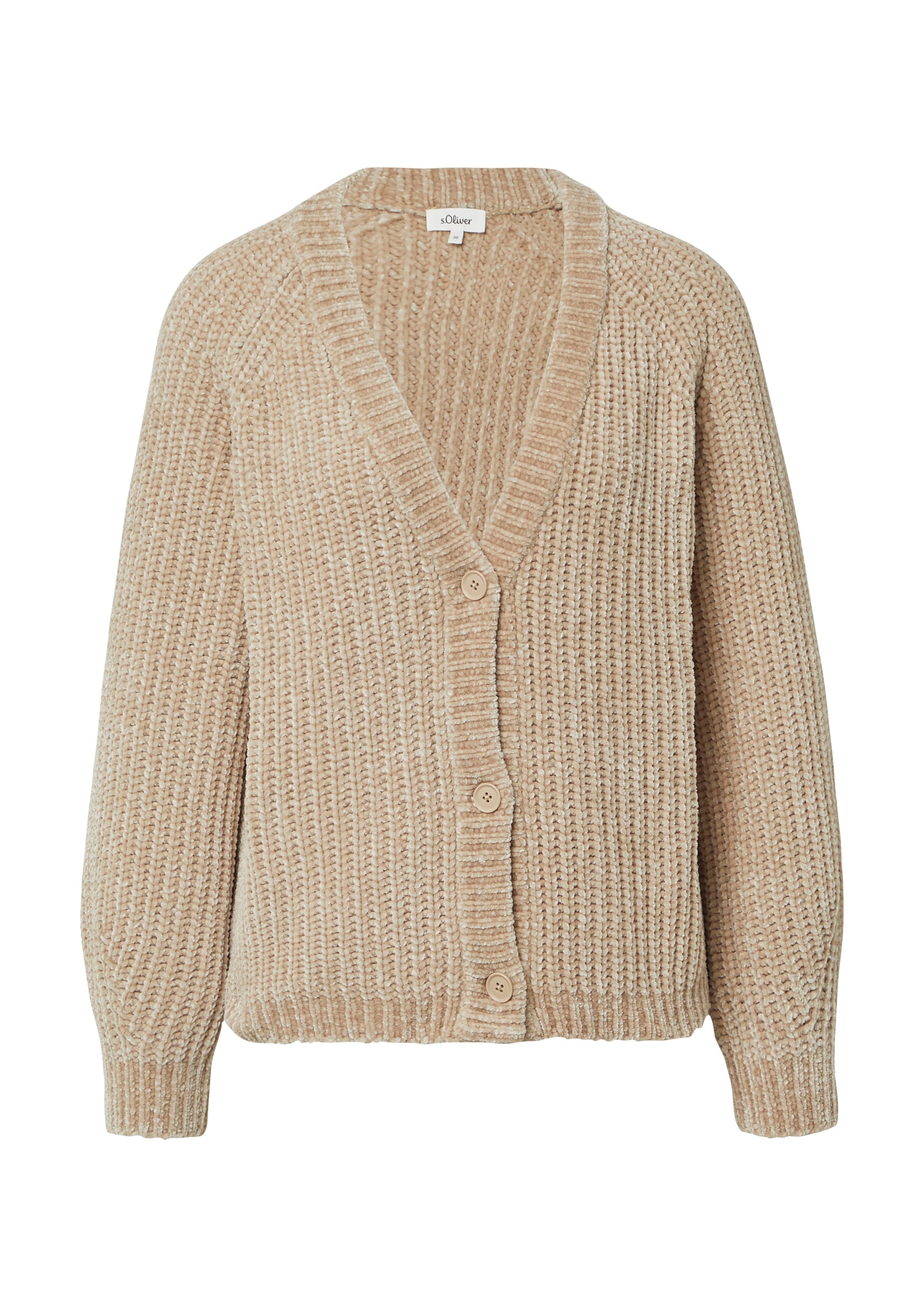 Cardigan s.Oliver en beige : devant