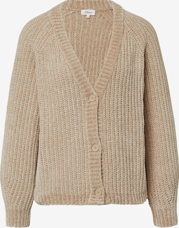 Cardigan s.Oliver en beige : devant