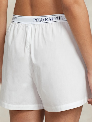 Polo Ralph Lauren Pyjamashorts ' Boxer ' in Weiß