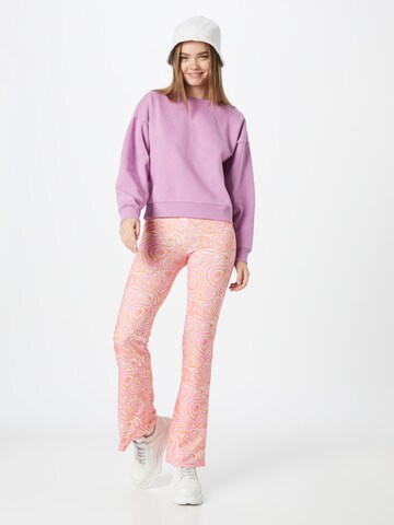 NAME IT Sweatshirt 'KIM' in Lila