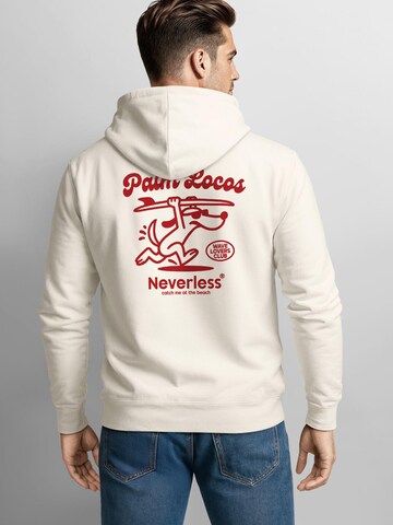 Neverless Sweatshirt 'Palm Locos' in Beige