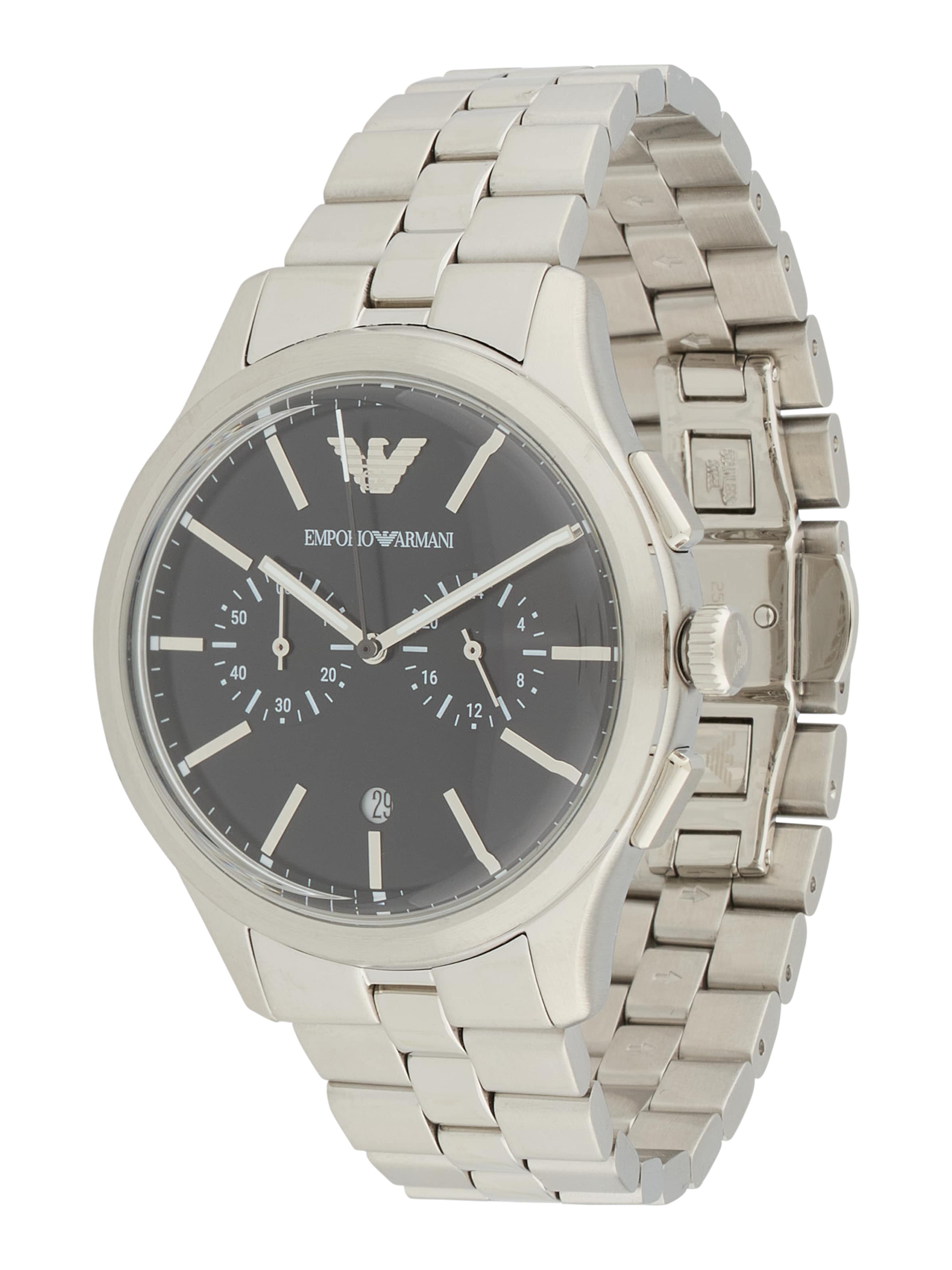 Emporio Armani Uhr in Silber: Vorderseite