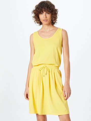 Lauren Ralph Lauren - Vestido de verão em amarelo: frente