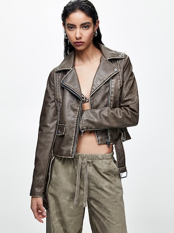 Pull&Bear Between-Season Jacket in Brown: front