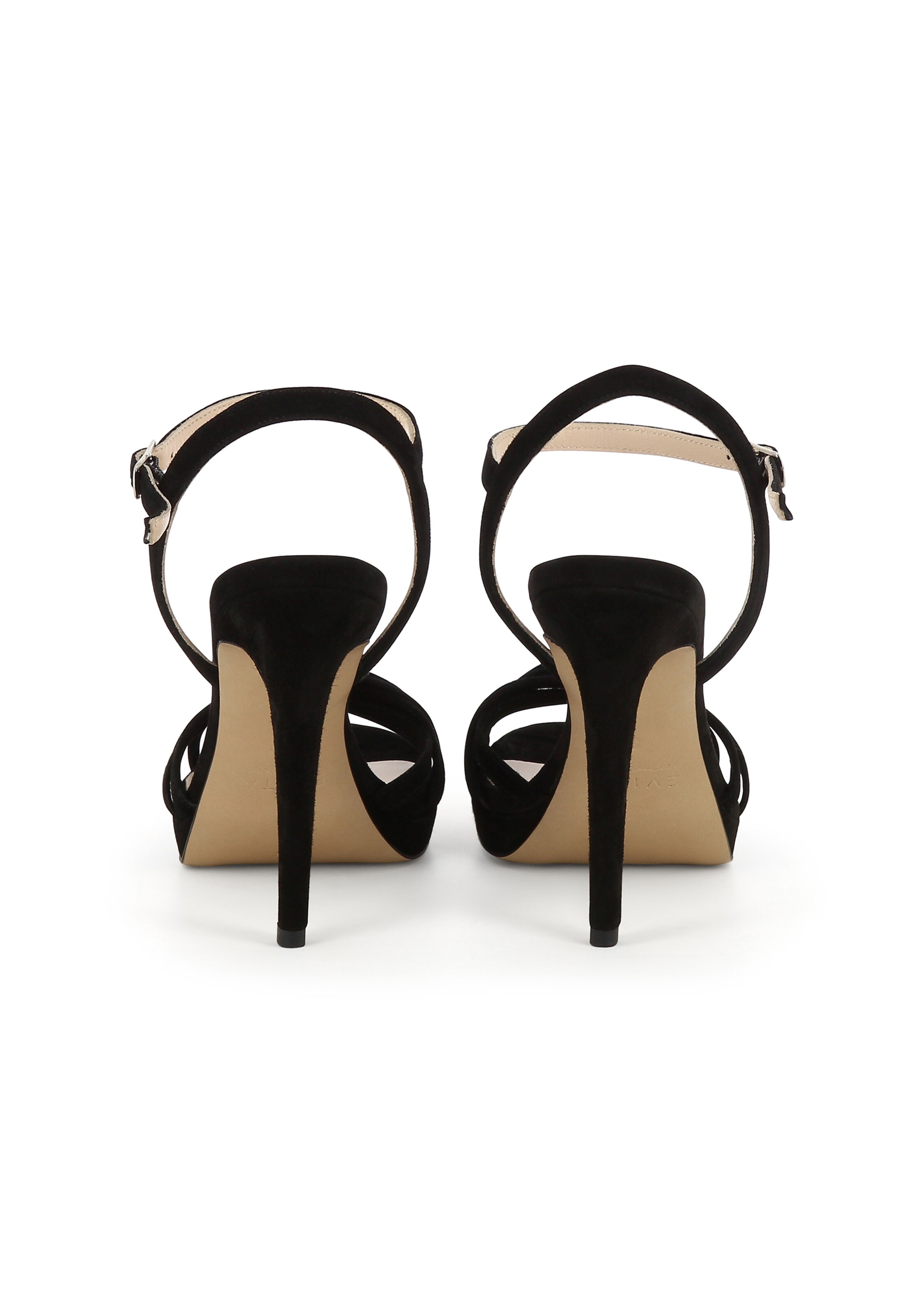 EVITA Sandalen met riem in Zwart