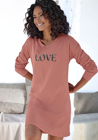 Chemise de nuit 'Dreams' VIVANCE en rose : devant