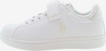 Sneaker di U.S. POLO ASSN. in bianco: frontale