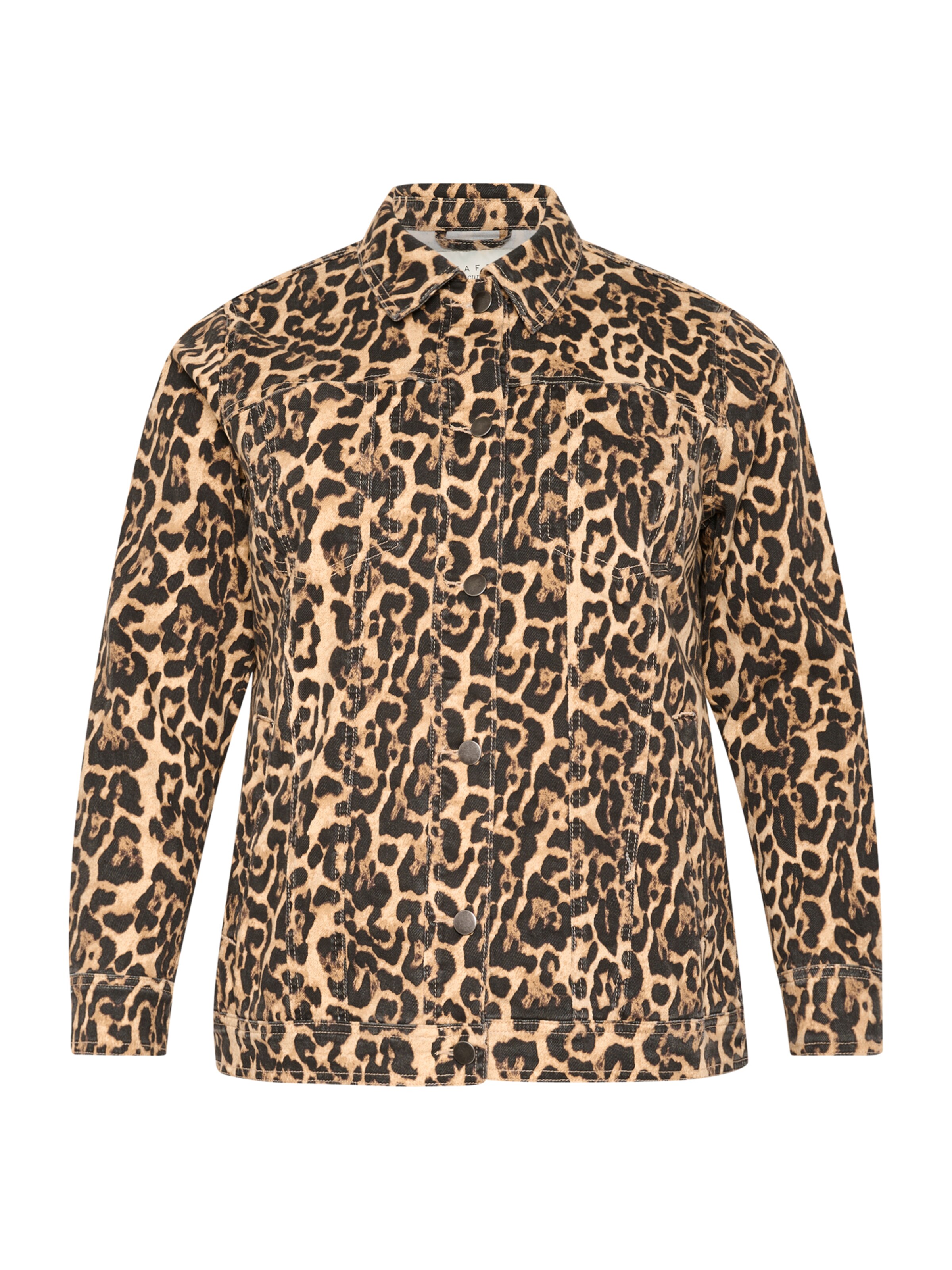 KAFFE CURVE Tussenjas 'Leonoma' in Beige: voorkant