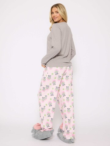 Loungeable Pyjama 'Pamper Paws' in Grau