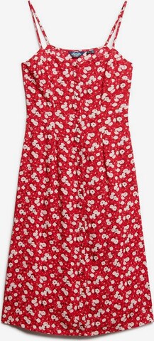 Superdry Sommerkleid in Rot: predná strana