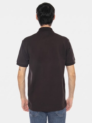 T-Shirt 'Maglietta M/C SKB Black Polo Shirt' LACOSTE en marron