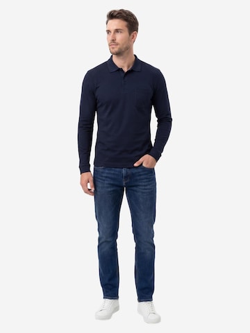 Ragman Shirt 'Basic' in Blue
