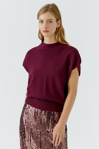 Pull-over OUI en violet : devant