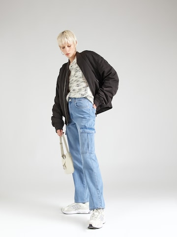 ONLY Regular Cargo Jeans 'Riley' in Blue