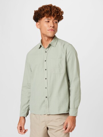 Hailys MenRegular Fit Košulja 'Dawson' - zelena boja: prednji dio