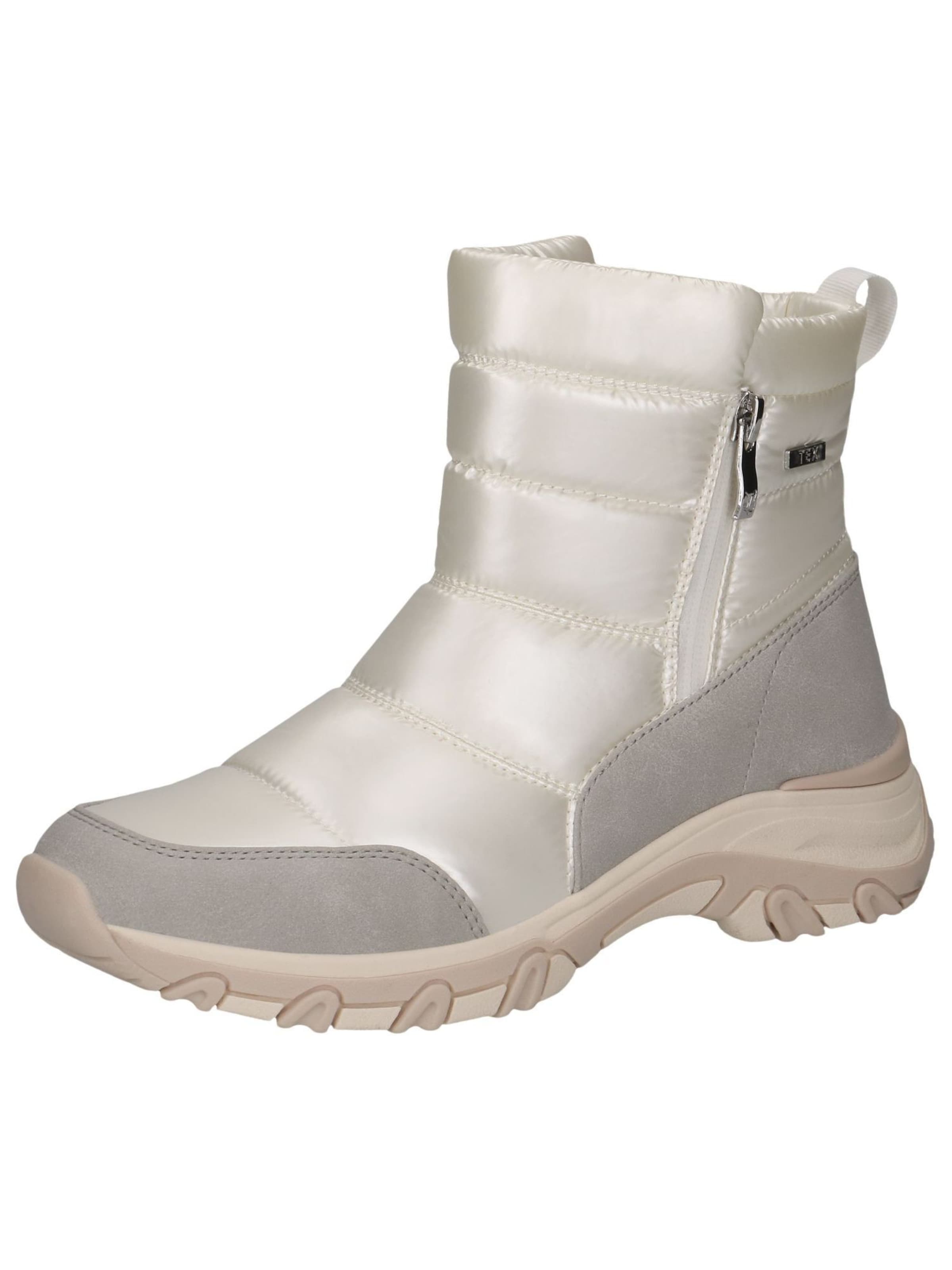 CAPRICE Ankle Boots in White: front