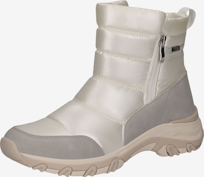 CAPRICE Stiefelette in hellgrau / naturweiß, Produktansicht