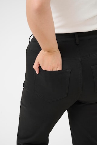 KAFFE CURVE Slim fit Jeans 'Dina' in Black