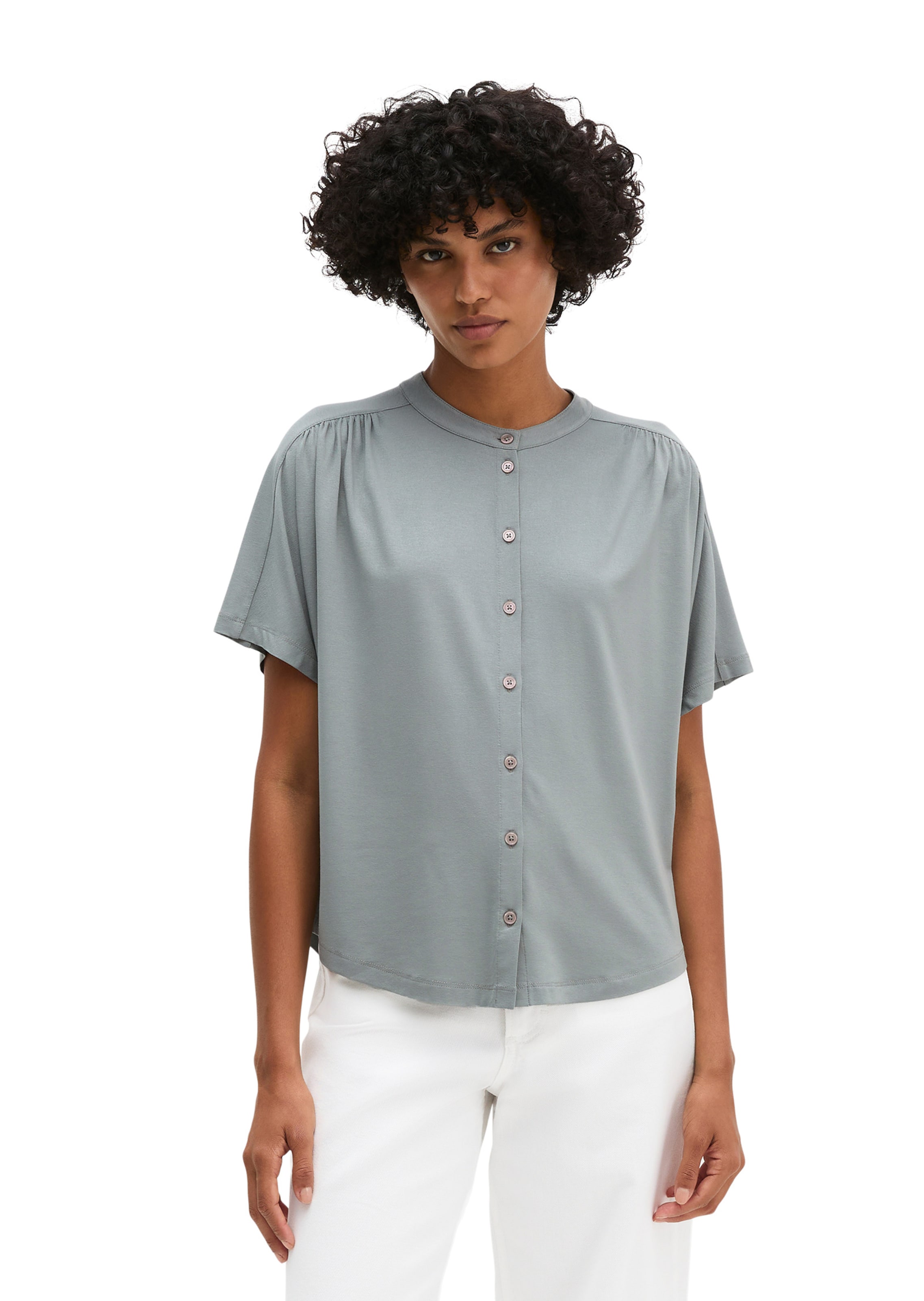 Chemisier Marc O'Polo en gris : devant