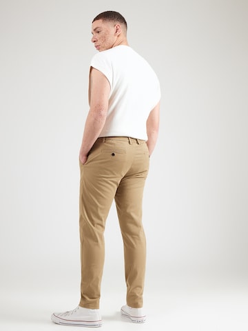 Lindbergh Ozke Hlače z naborki 'Superflex' | bež barva