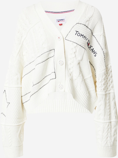 Tommy Jeans Kardigan w kolorze niebieska noc / czerwony / białym, Podgląd produktu