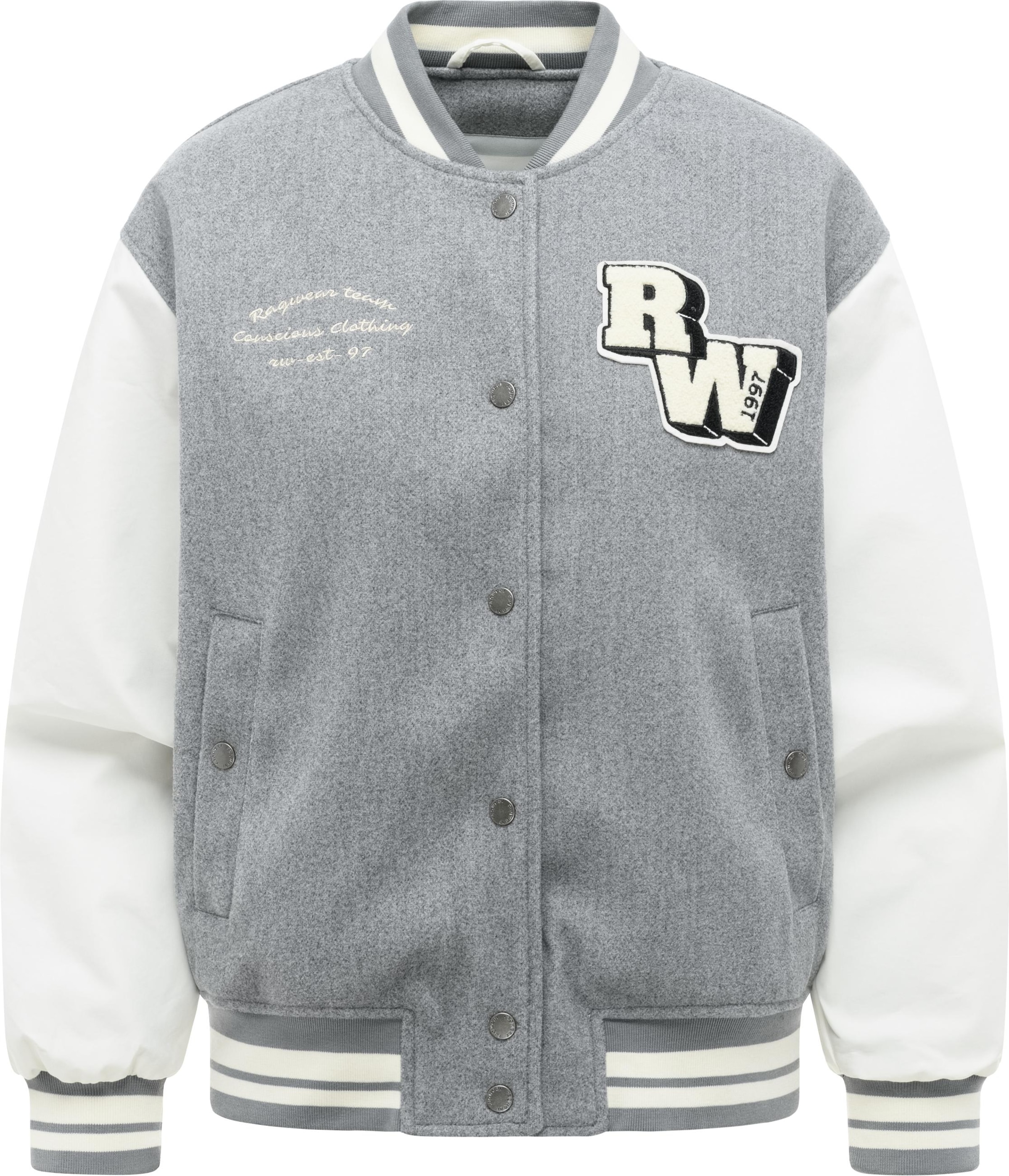 Ragwear Tussenjas 'Clubie Y' in Grijs: voorkant
