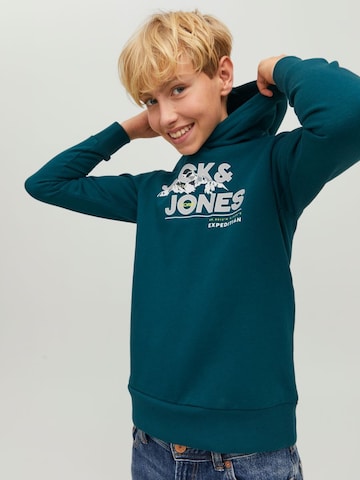 Jack & Jones Junior كنزة رياضية 'HUNTER' بلون أخضر