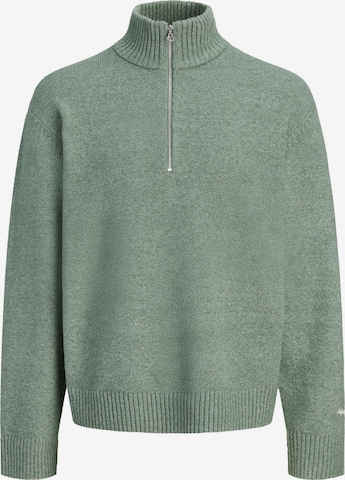 Jack & Jones Plus Trui 'JORNorrebro' in Groen: voorkant