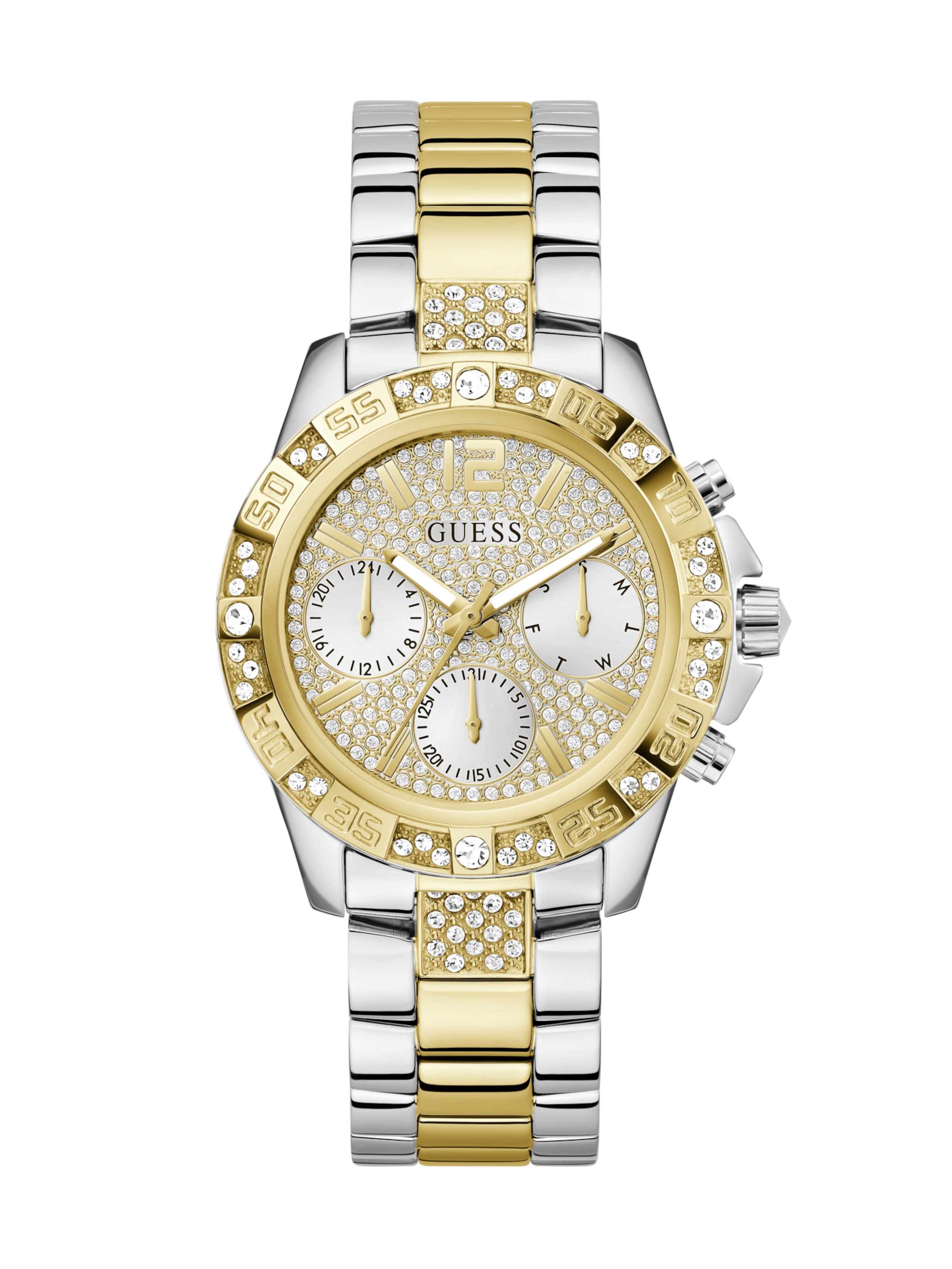 GUESS Analog Watch 'Majesy' in Silver: front