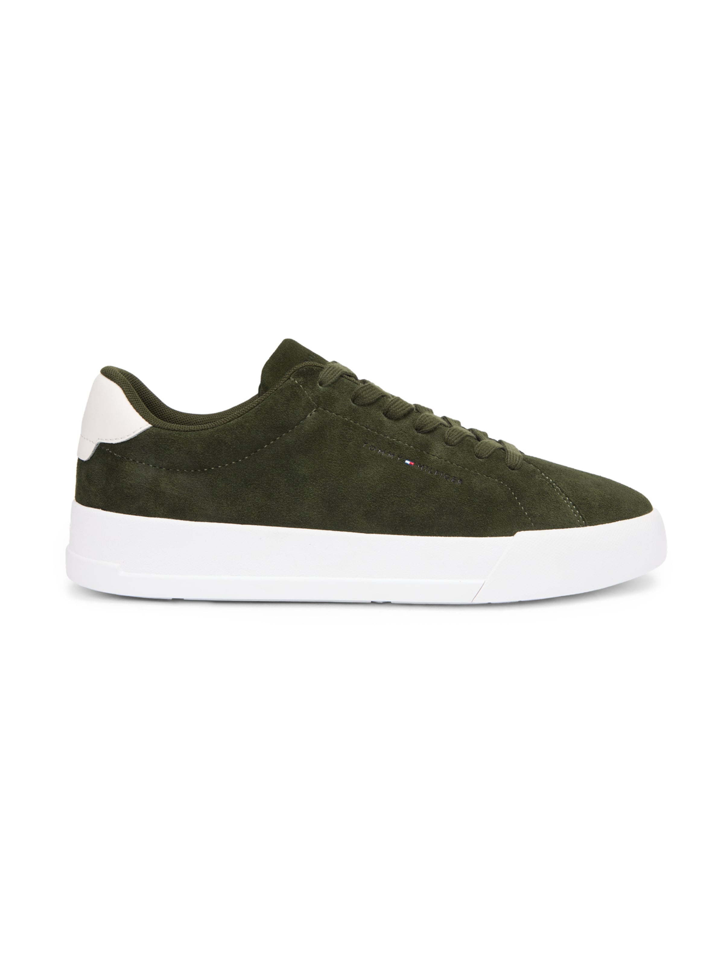 TOMMY HILFIGER Nizke superge 'COURT CORE' | zelena barva