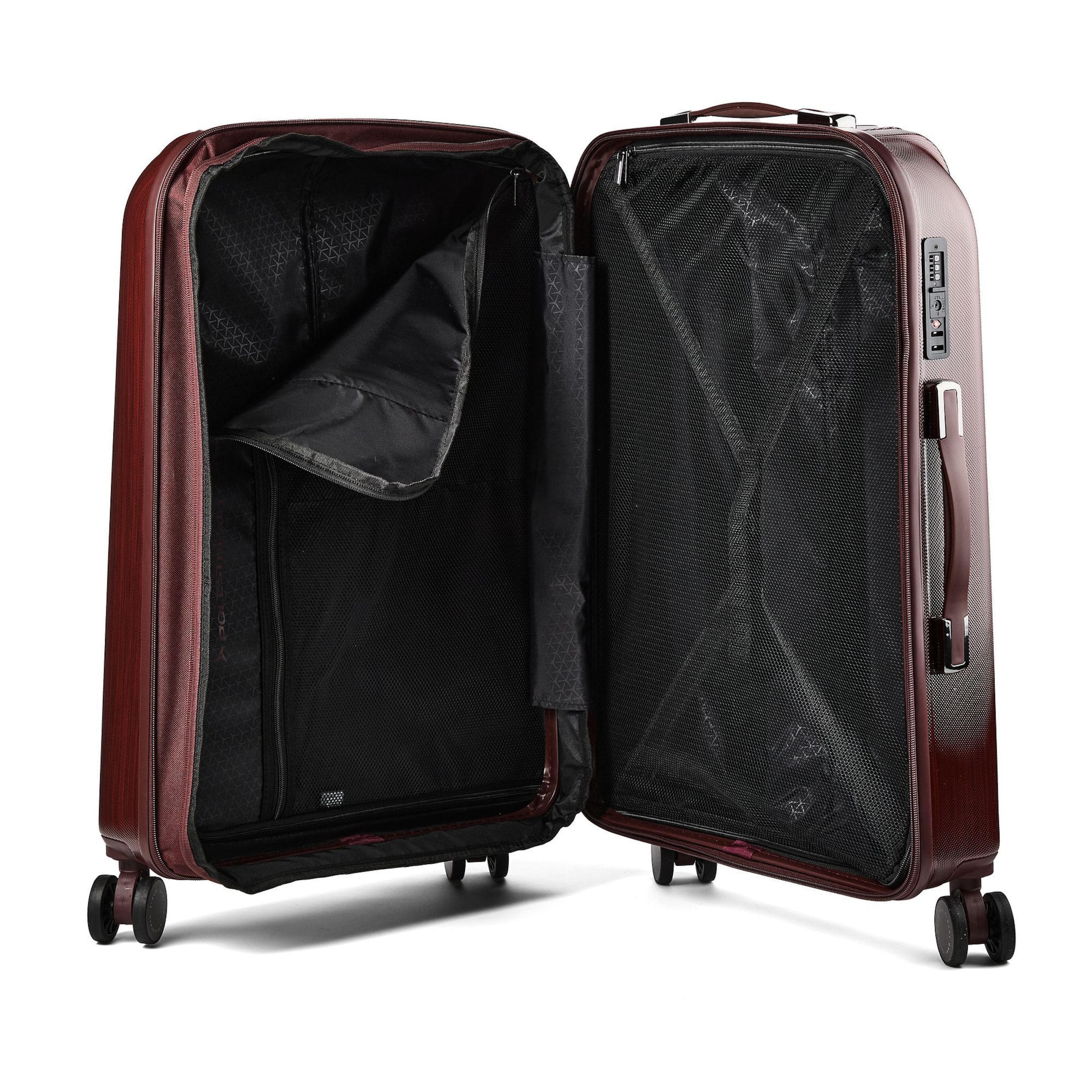 Polestream (STRZ) Suitcase set 'Moonrock' in Red