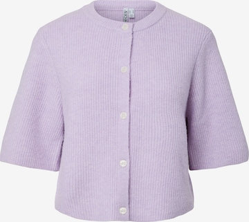 PIECES Kardigan 'PCSILLY' – fialová: přední strana