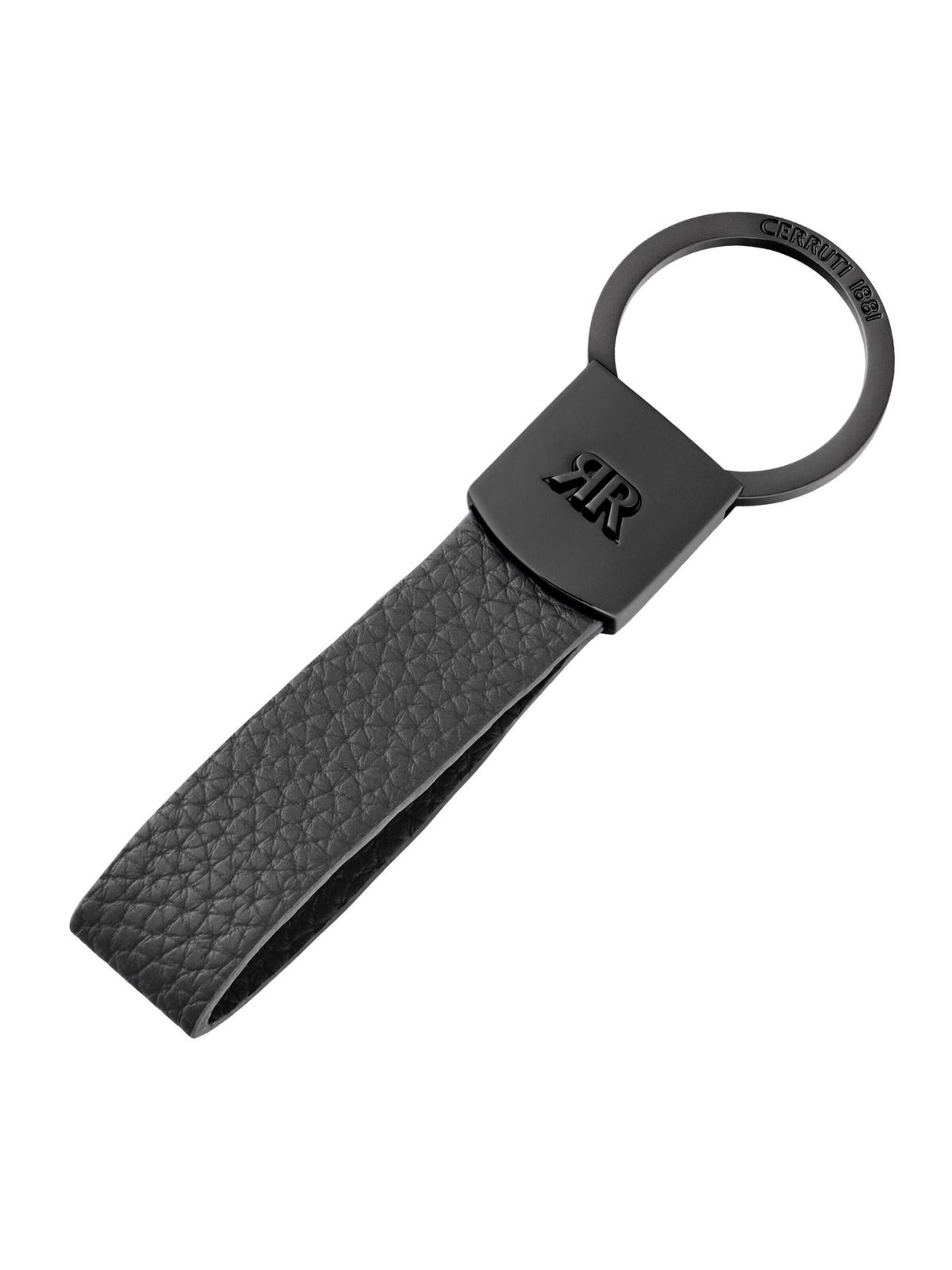 Porte-clés CERRUTI 1881 en gris : devant