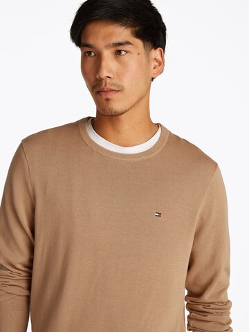 TOMMY HILFIGER Kampsun 'Essential', värv pruun