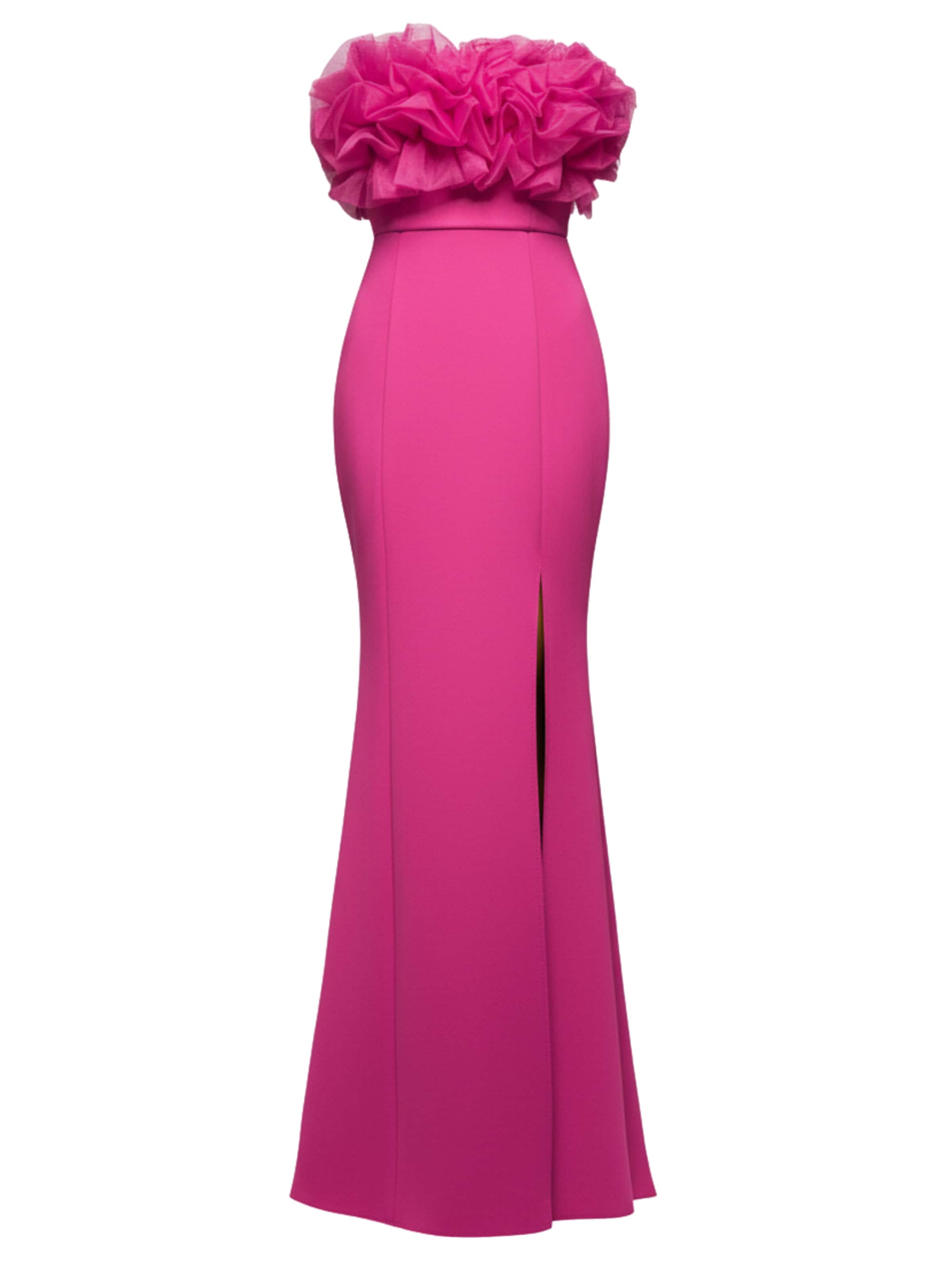 Ombre - Vestido de noche en rosa: frente