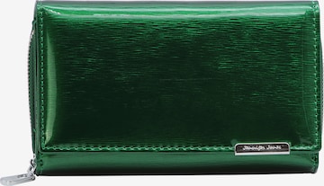 Jennifer Jones Wallet in Green: front
