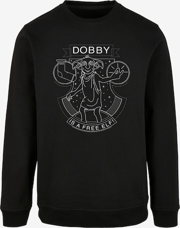 Felpa 'Harry Potter - Dobby Seal' di ABSOLUTE CULT in nero: frontale