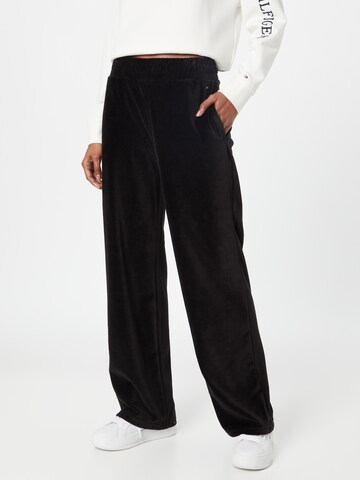 TOMMY HILFIGER Loosefit Broek in Zwart: voorkant