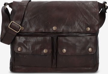 Campomaggi Crossbody Bag in Brown: front